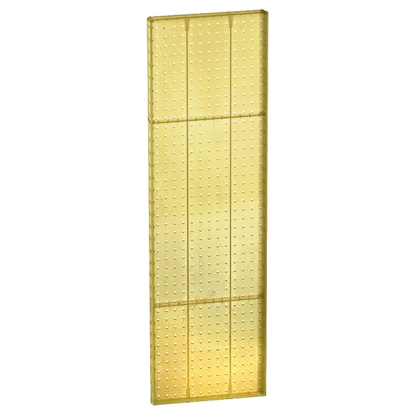 Azar Displays 13.5" x 44" Pegboard Panel - One sided, PK2 771344-YEL